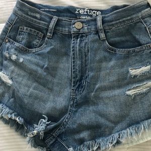 Charlotte Russe High Rise Cheeky Shorts